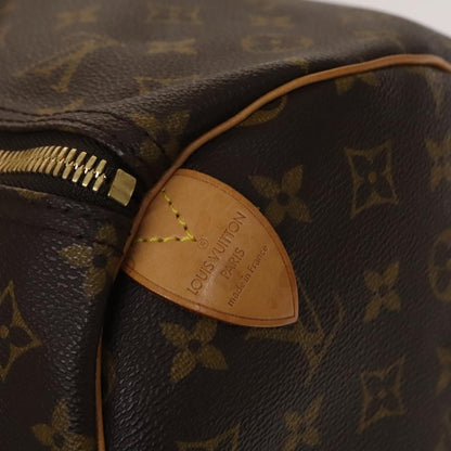 Louis Vuitton Keepall Bag Monogram Canvas, BROWN, CANVAS, Travel bag