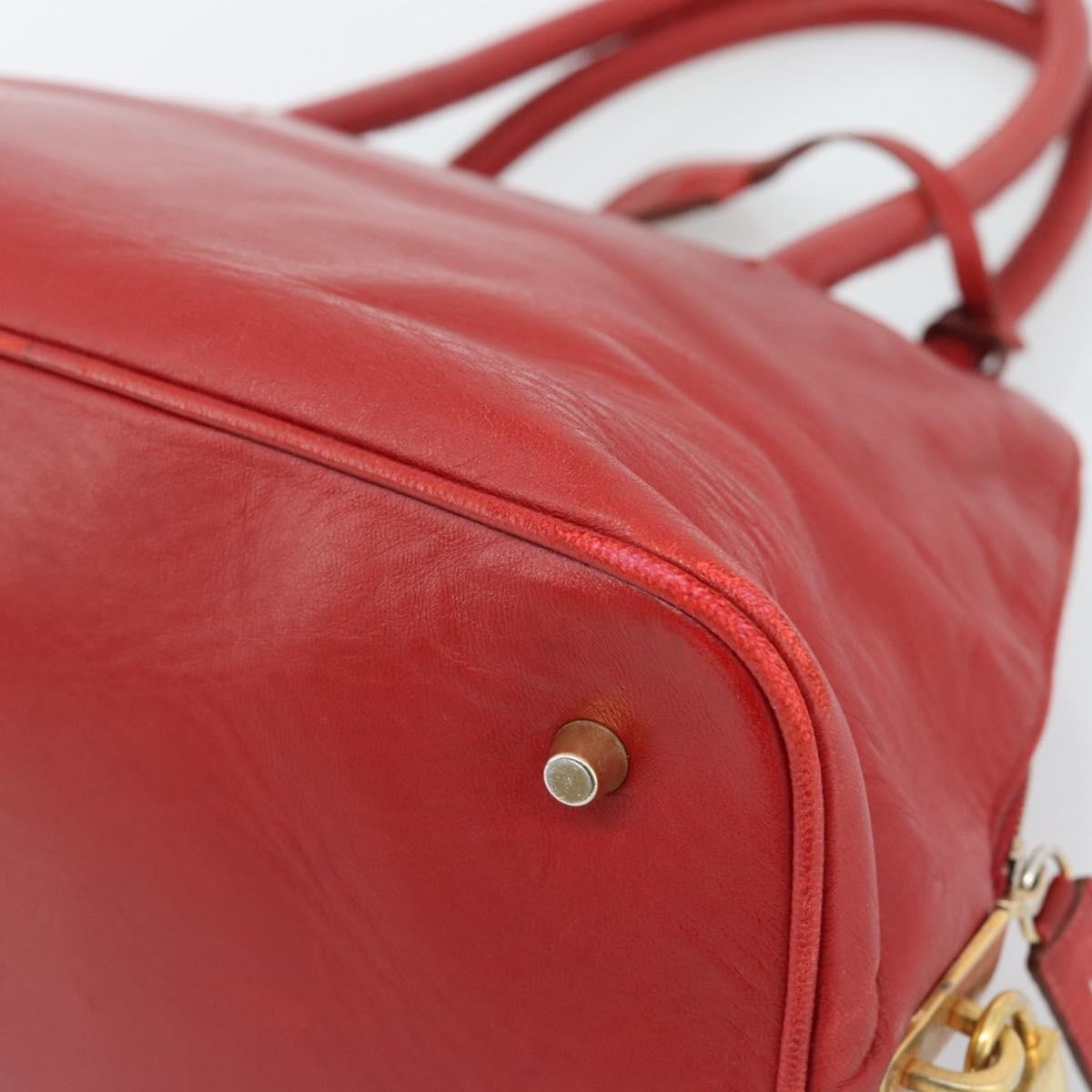 Prada Promenade Saffiano Leather, Red, Leather, Handbag
