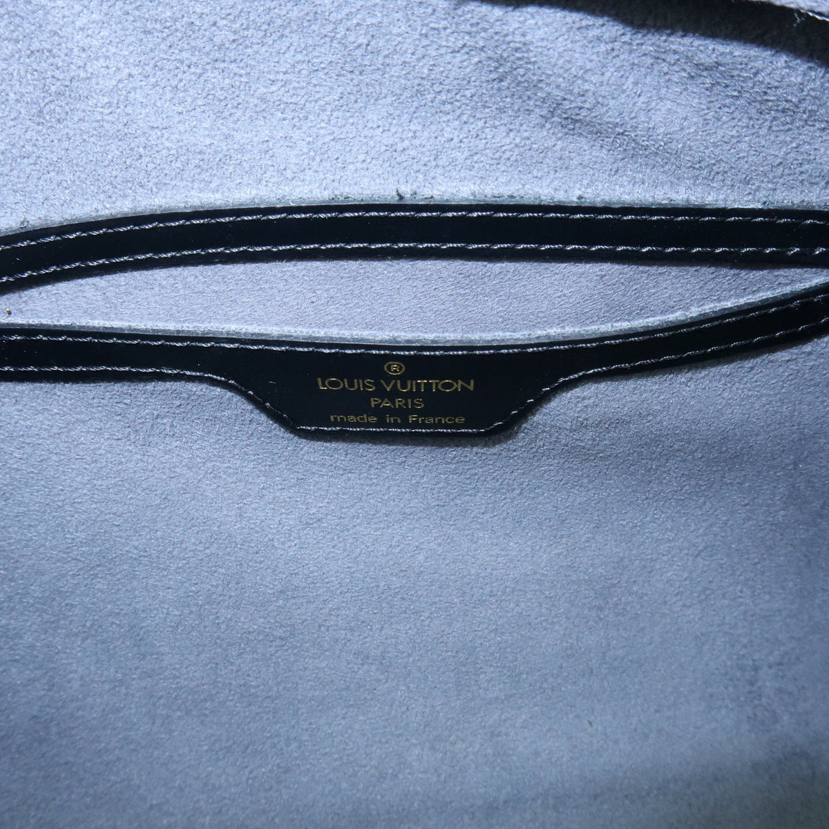 Louis Vuitton Soufflot Epi Leather, Black, Leather, Tote Bag