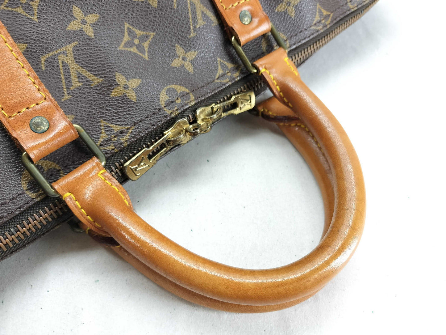 Louis Vuitton Keepall Monogram Canvas, Brown, Canvas, Travel Bag