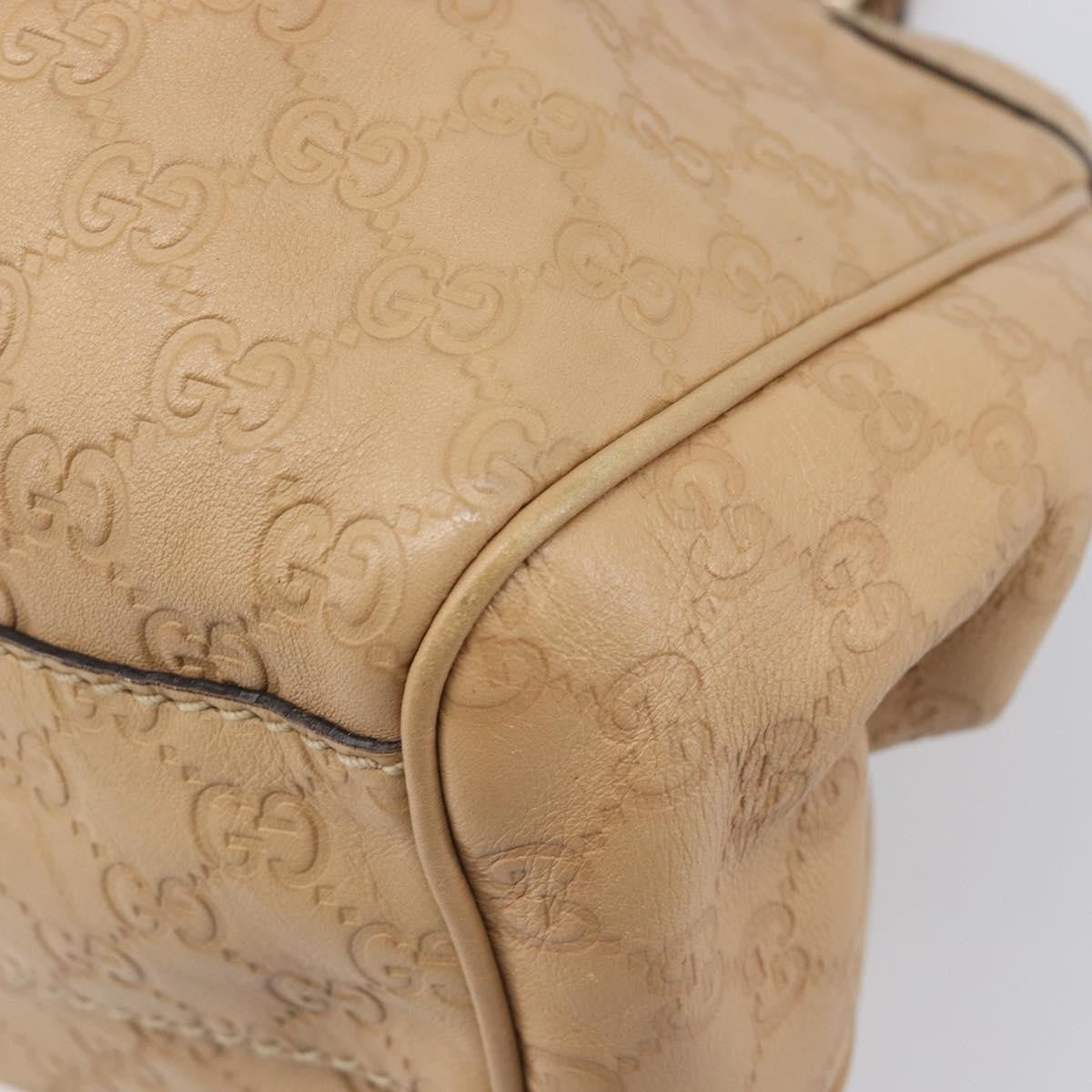 Gucci Sukey Guccissima Leather, Beige, Leather, Tote Bag