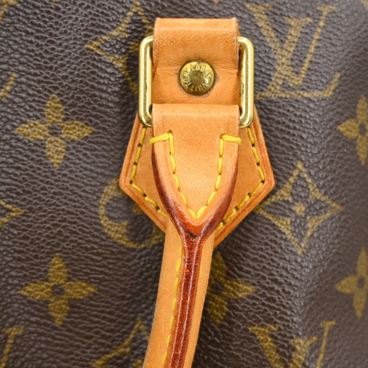 Louis Vuitton Alma Monogram, Brown, Canvas, Handbag