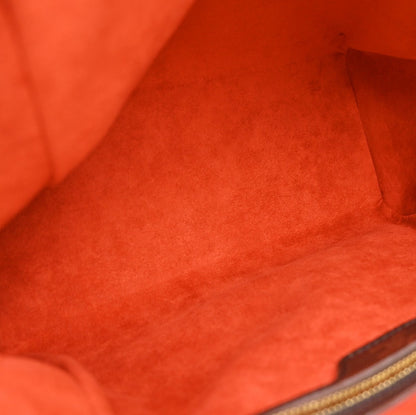 Louis Vuitton Brera Damier Ebene, Brown, Canvas, Handbag