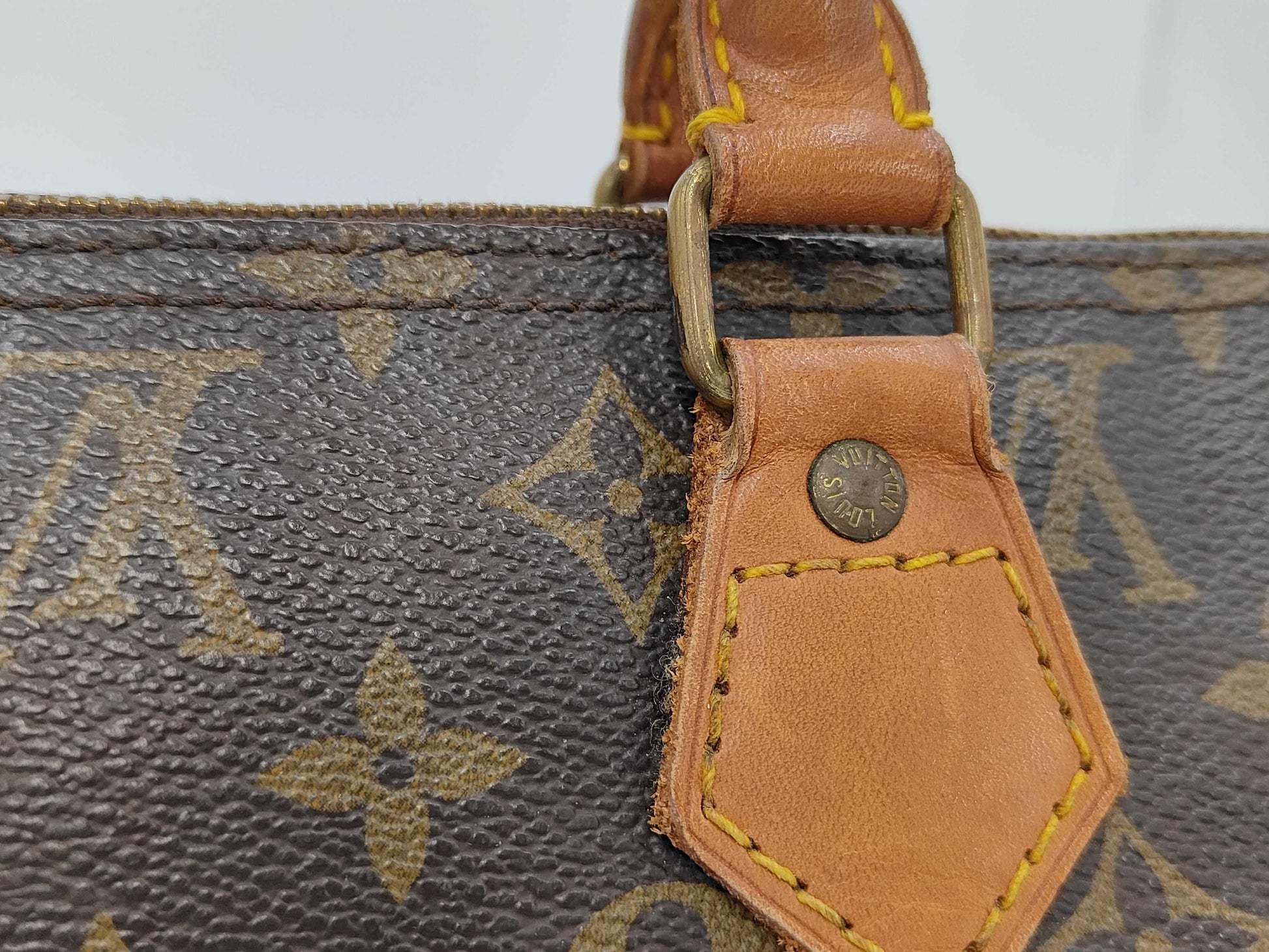 Louis Vuitton Speedy Handbag Monogram Canvas, Brown, Canvas, Handbag
