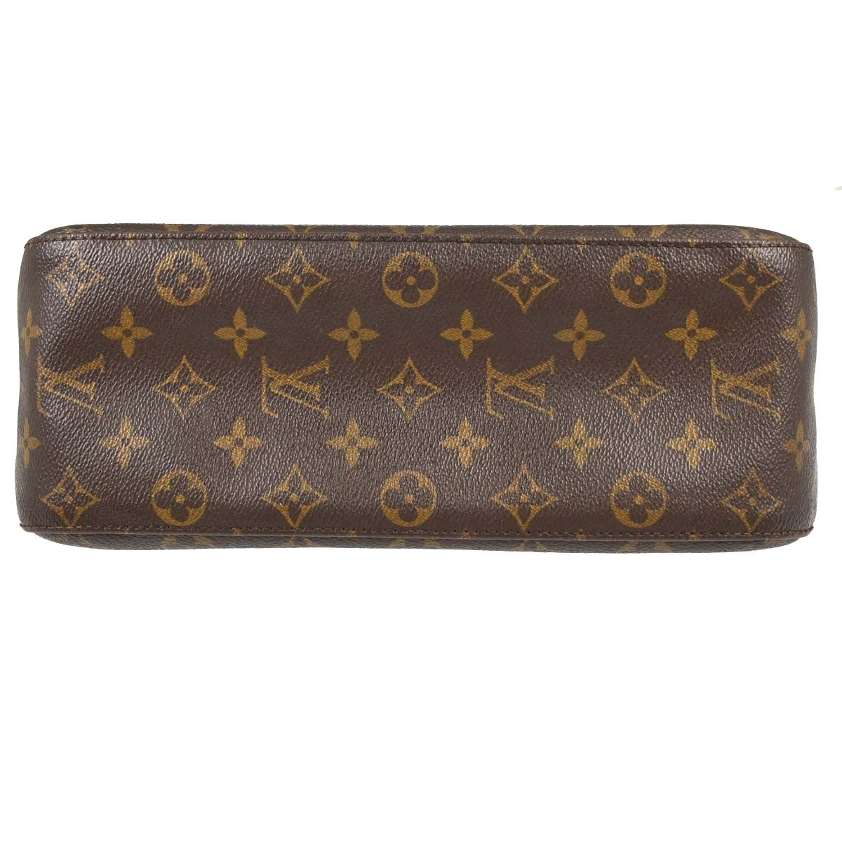 Louis Vuitton Looping Monogram Canvas, Brown, Canvas, Handbag