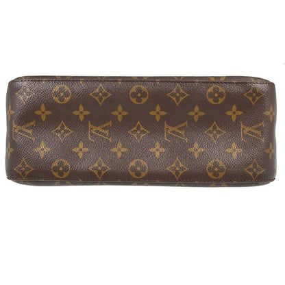Louis Vuitton Looping Monogram Canvas, Brown, Canvas, Handbag