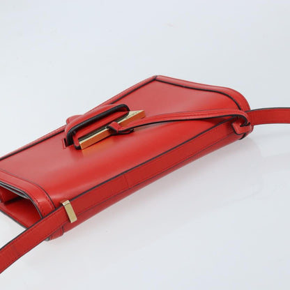 Loewe Barcelona Leather, Red, Leather, Shoulder Bag