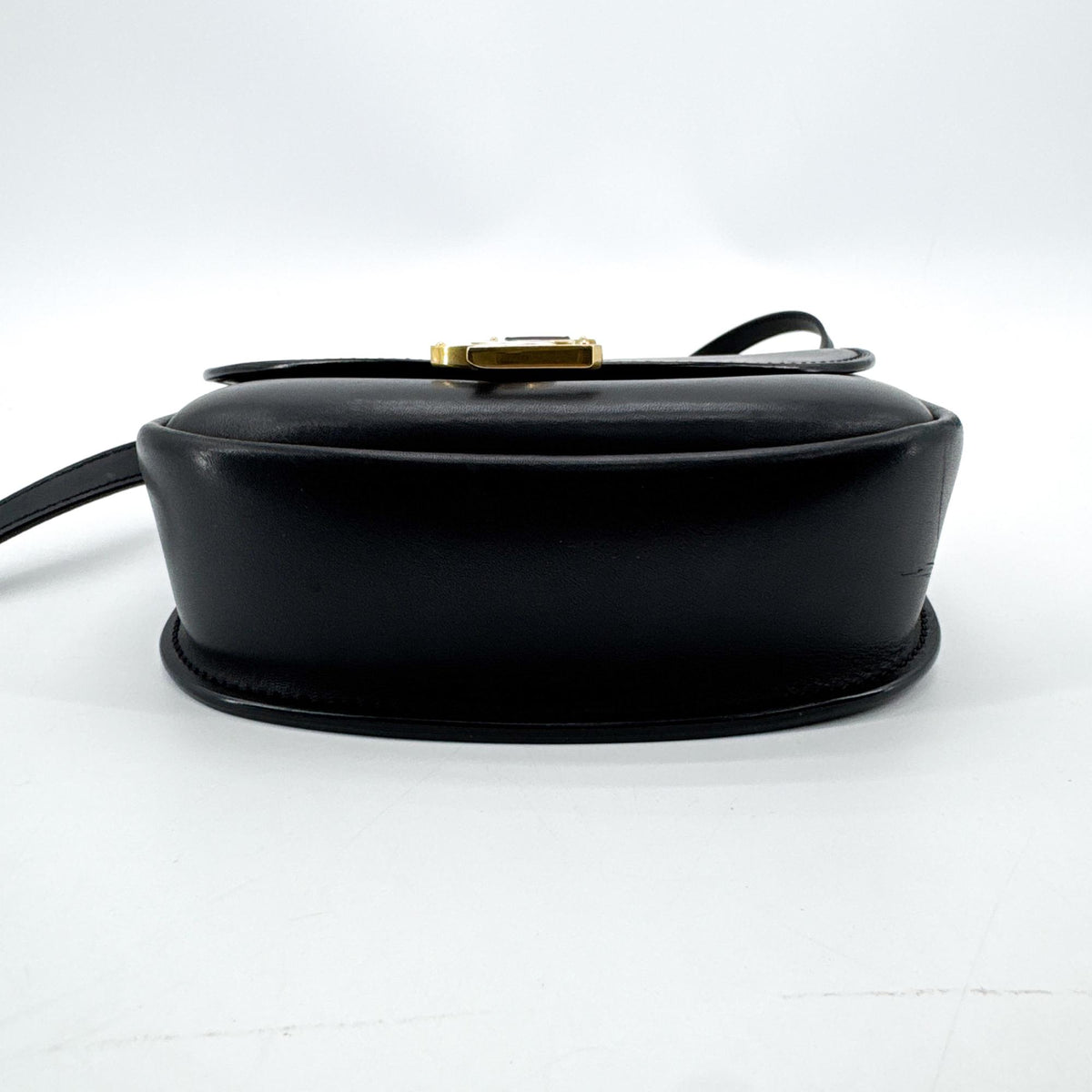 Saint Laurent Kaia Leather, Black, Leather, Shoulder Bag