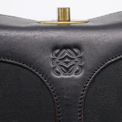 Loewe Vintage Leather, Black, Leather, Shoulder Bag