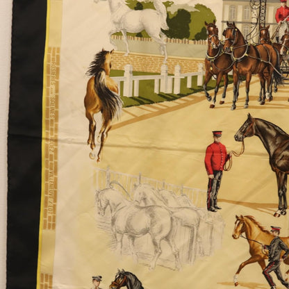 Hermes Carré 90 Silk multicolor, Black, Silk, Scarf
