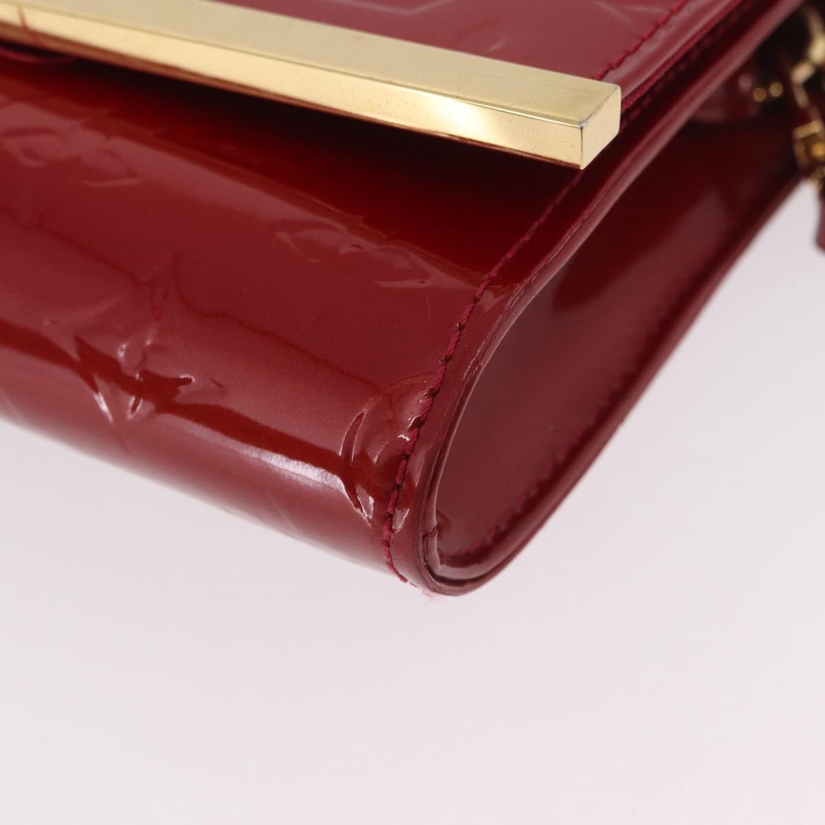 Louis Vuitton Ana Monogram Vernis, Pink, Patent Leather, Handbag