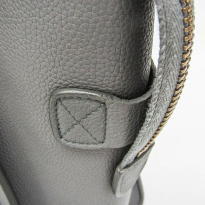 Celine Luggage Smooth Leather, Gray, Leather, Handbag