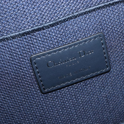 Christian Dior DiorTravel Vanity Case Oblique Canvas, Navy, Canvas, Handbag