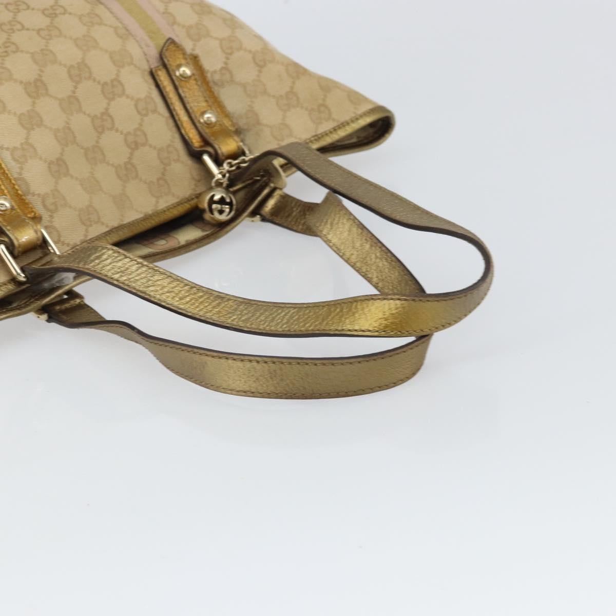 Gucci Jolicoeur GG Canvas, Beige, Canvas, Tote Bag