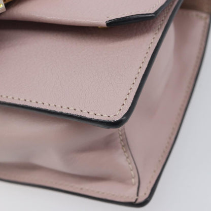 Miu Miu Madras Crystal Flap Leather, Pink, Leather, Crossbody Bag