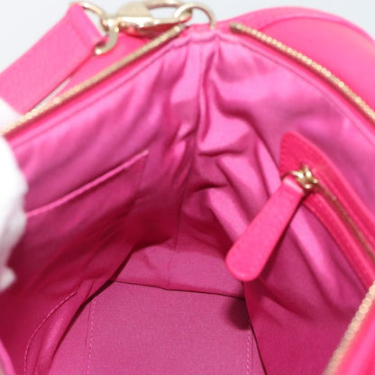Christian Dior Granville Satchel Leather, Pink, Leather, Handbag