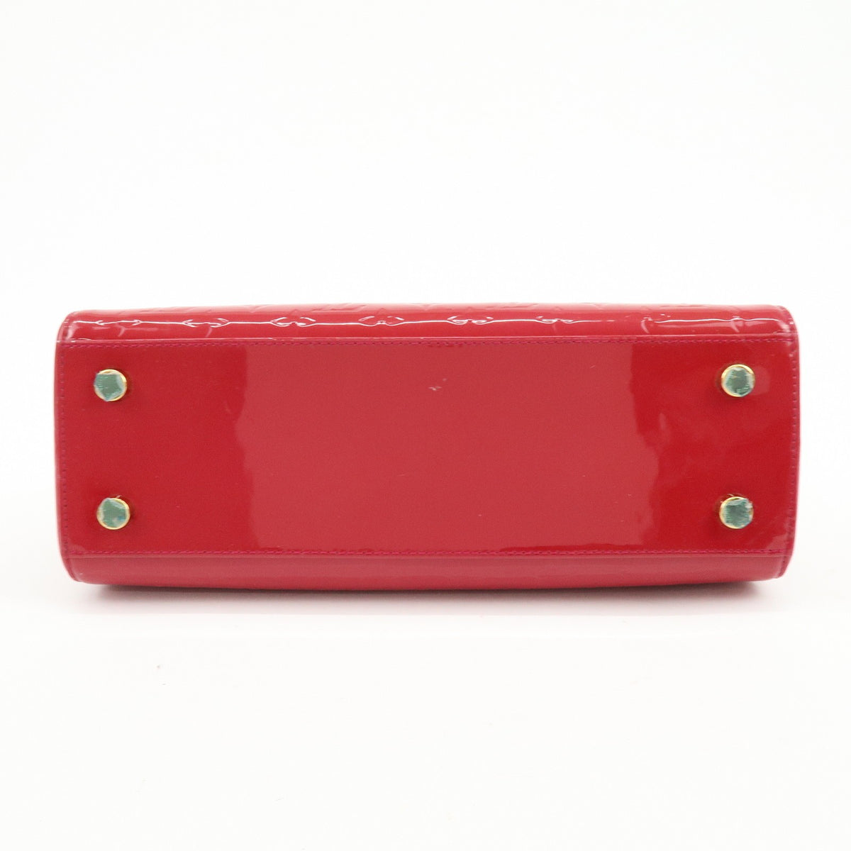 Louis Vuitton Brea Monogram Vernis, Red, Leather, Handbag