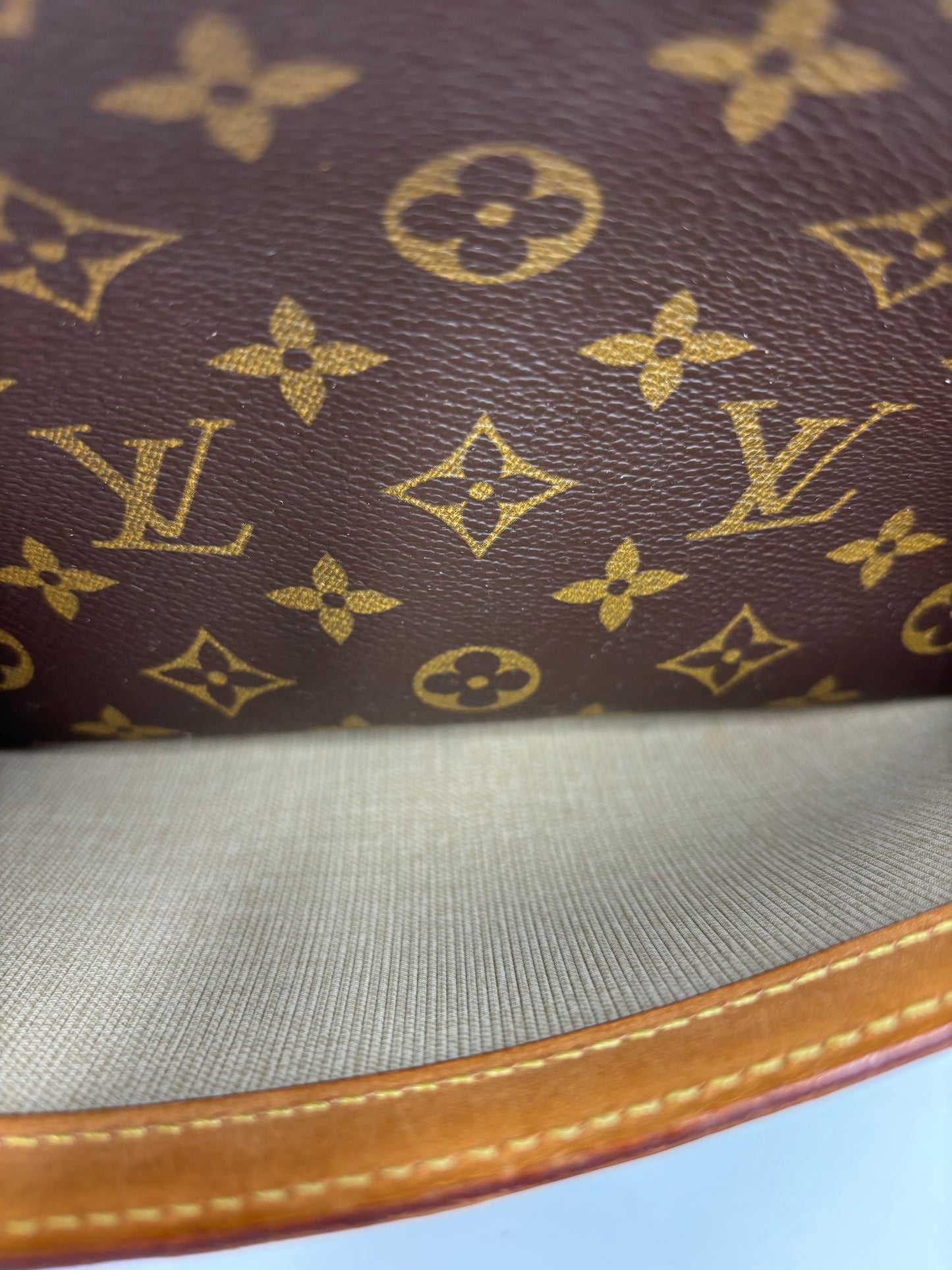 Louis Vuitton Reporter Monogram Canvas, Brown, Canvas, Shoulder Bag