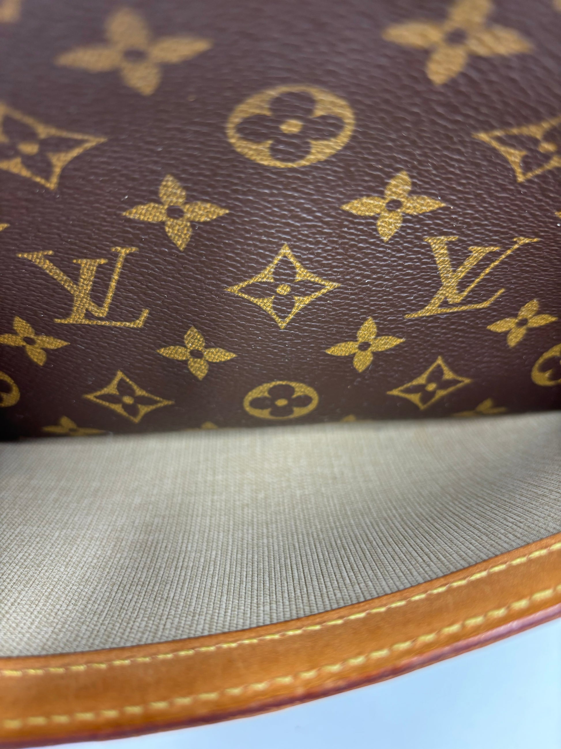 Louis Vuitton Reporter Monogram Canvas, Brown, Canvas, Shoulder Bag