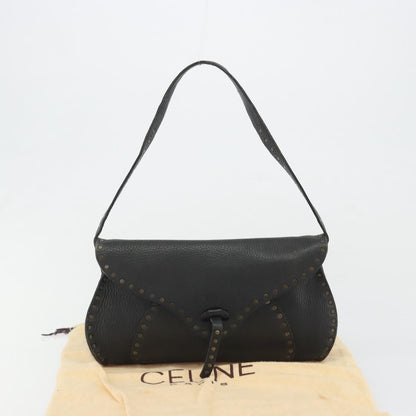 Gucci Shoulder Leather, Black, Leather, Shoulder Bag