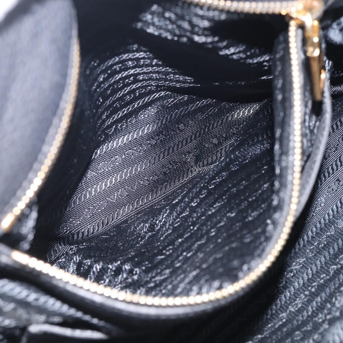 Prada Vintage Leather, Black, Leather, Handbag
