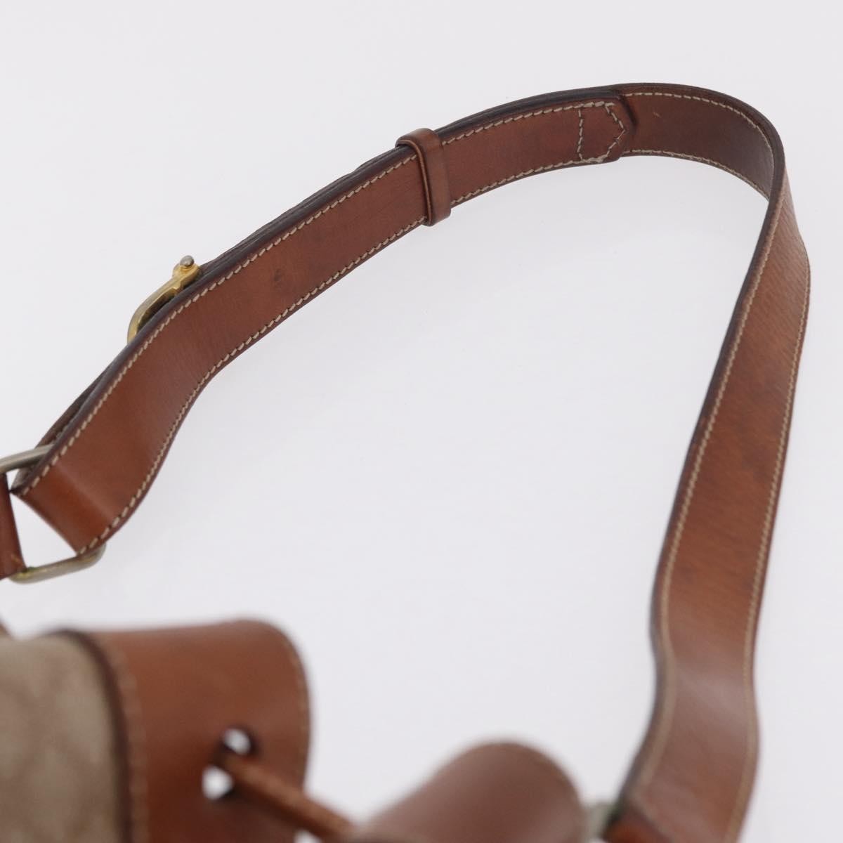 Celine Macadam Shoulder Canvas, Multicolour, Canvas, Crossbody Bag