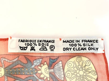 Hermes Carré 40 TORANA 40, Pink, Silk, Scarf