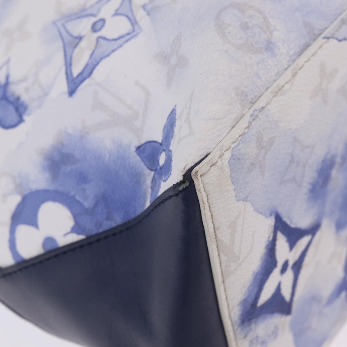 Louis Vuitton New Limited Edition Monogram Watercolor Canvas, Blue, Canvas, Tote Bag