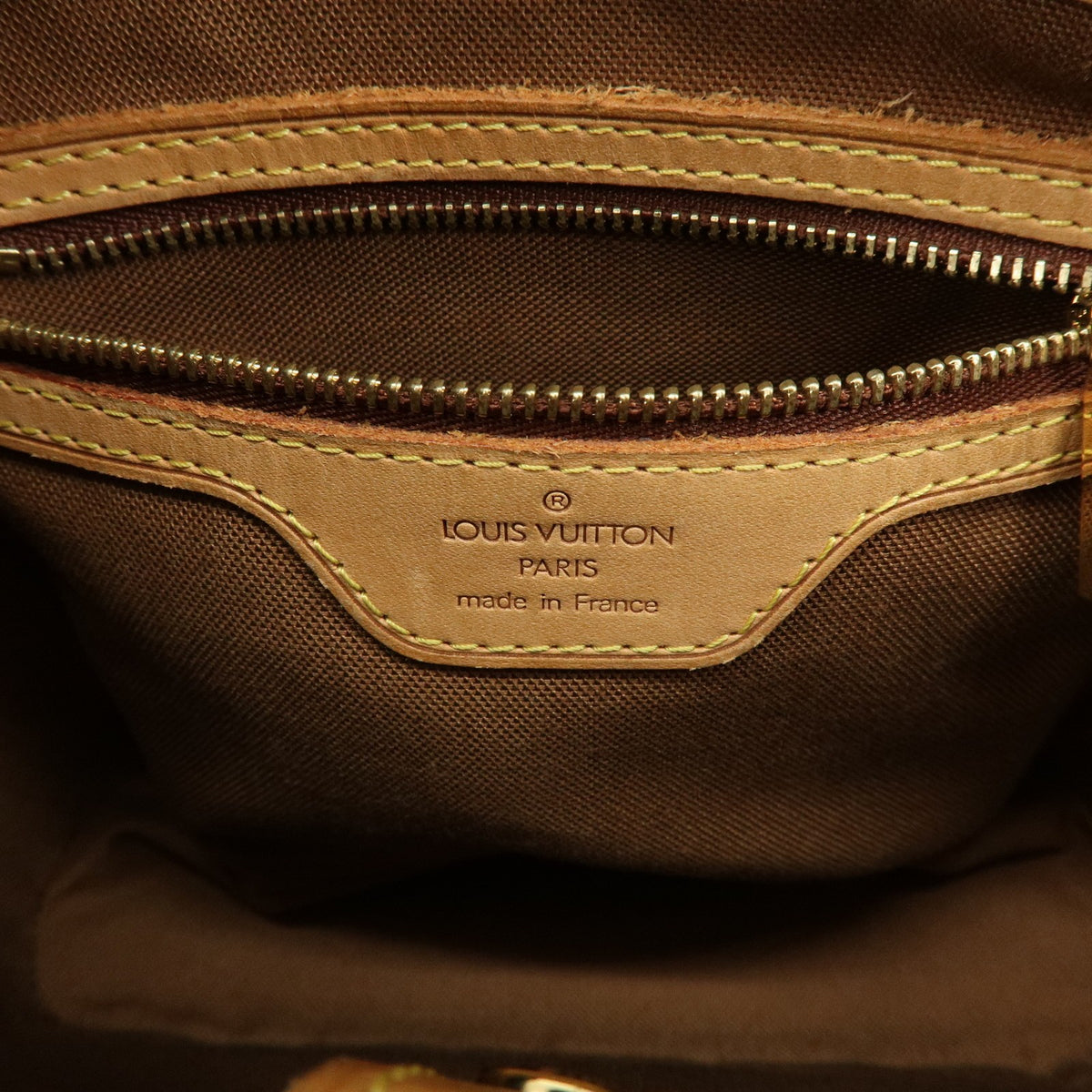 Louis Vuitton Vavin Monogram Empreinte Leather, Brown, Canvas, Tote Bag