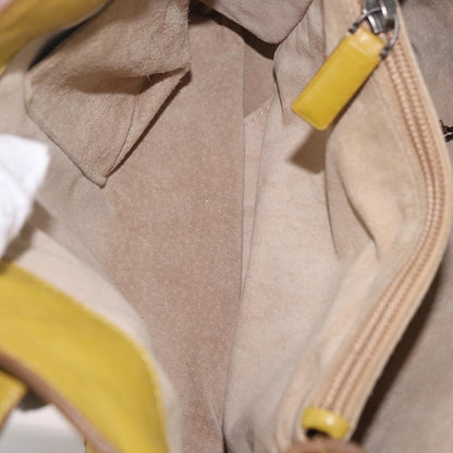 Bottega Veneta Belted Intrecciato Nappa, Yellow, Leather, Tote Bag