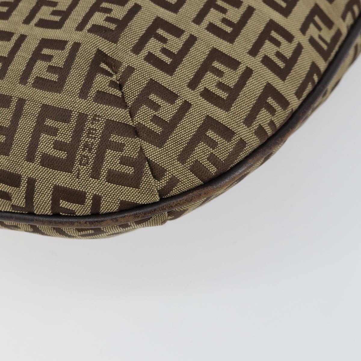 Fendi Mamma Baguette Zucca canvas, BROWN, CANVAS, Handbag