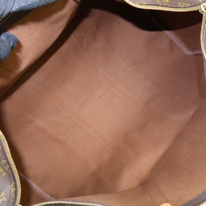 Louis Vuitton Keepall Bandouliere Monogram Canvas, Brown, Canvas, Travel Bag