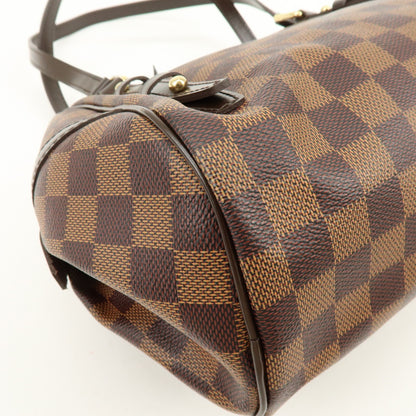 Louis Vuitton Rivington Satchel Damier, Brown, Canvas, Handbag