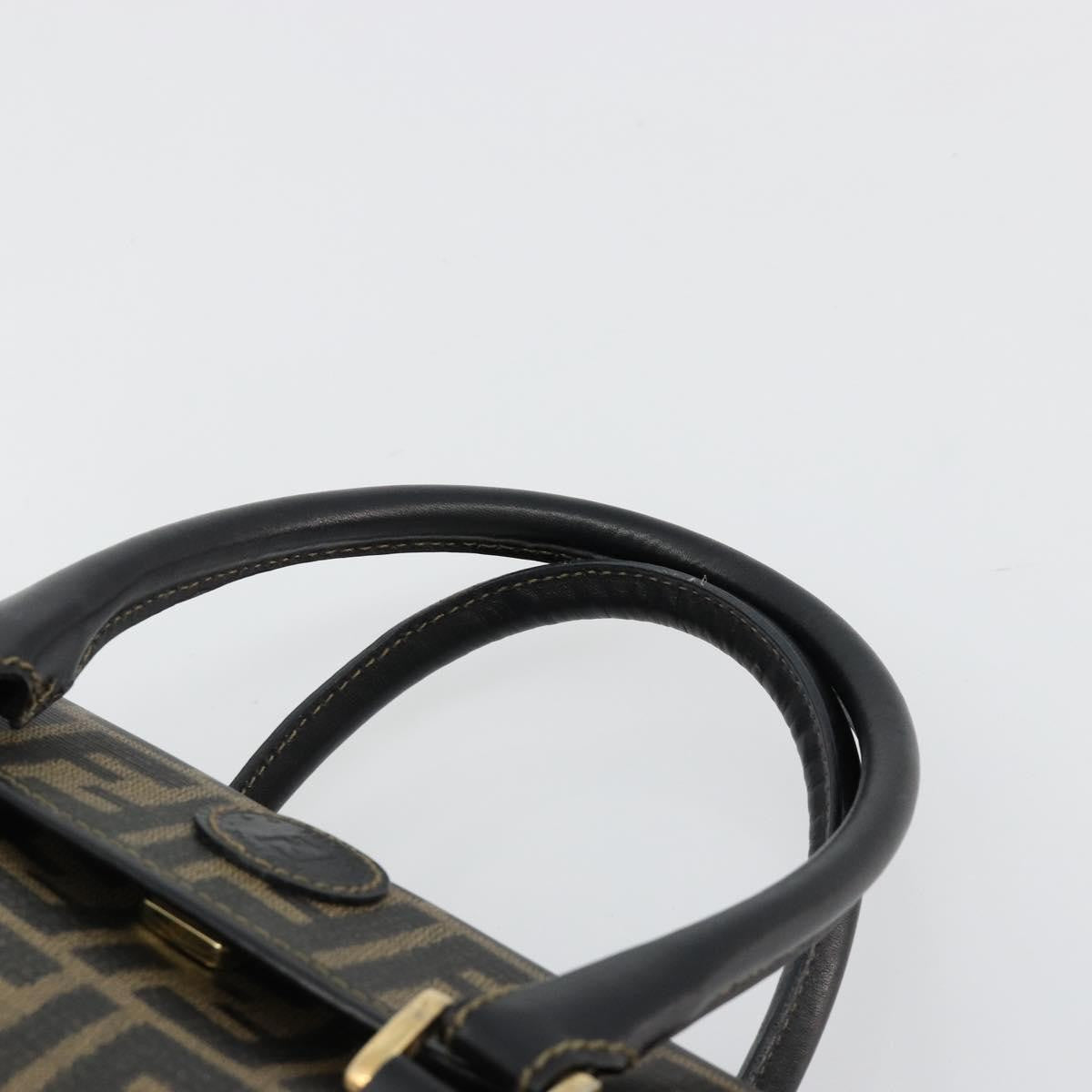 Fendi Vintage Zucca Canvas, Brown, Canvas, Tote Bag