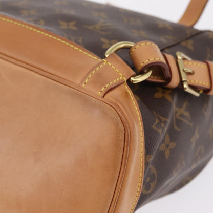 Louis Vuitton Vintage Montsouris Monogram Canvas, Brown, Canvas, Backpack