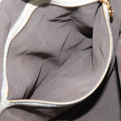 Louis Vuitton L Hobo Mahina Leather, Beige, Leather, Shoulder Bag