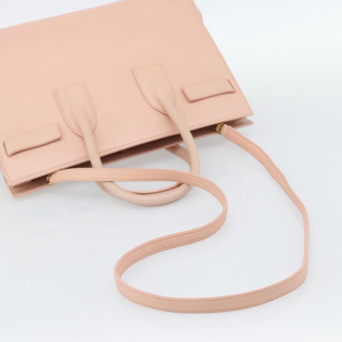 Saint Laurent Sac de Jour Leather, Pink, Leather, Handbag