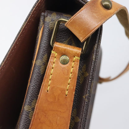 Louis Vuitton Cartouchiere Monogram Canvas, Brown, Canvas, Handbag