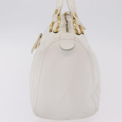 Celine Handbag Leather, White, Leather, Handbag
