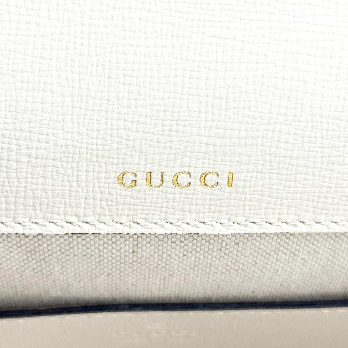 Gucci Horsebit 1955 GG Coated Canvas with Leather, White, Canvas, Shoulder Bag