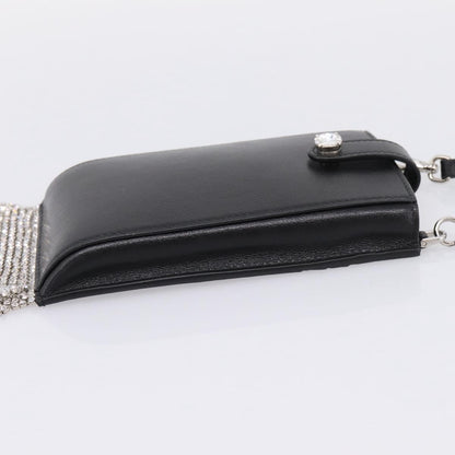 Miu Miu Shoulder Leather, Black, Leather, Shoulder Bag