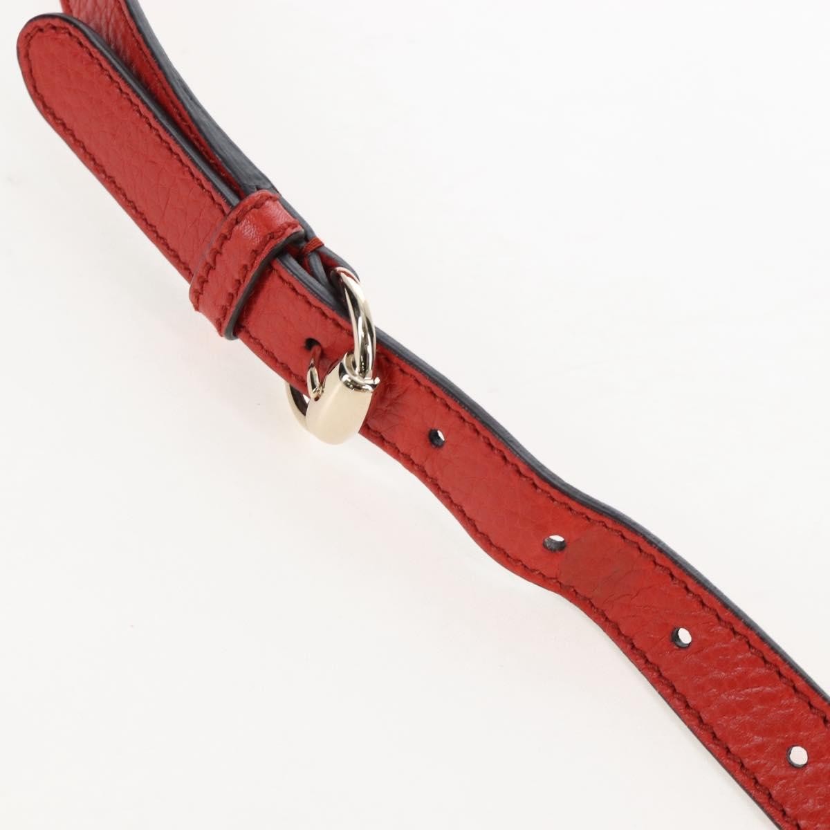 Gucci Soho Convertible Soft Top Handle Leather, Orange, Leather, Handbag