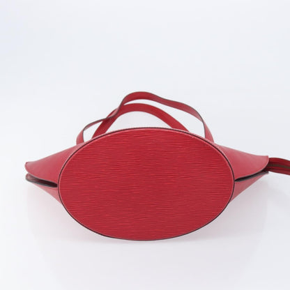 Louis Vuitton Saint Jacques Epi Leather, Red, Leather, Handbag