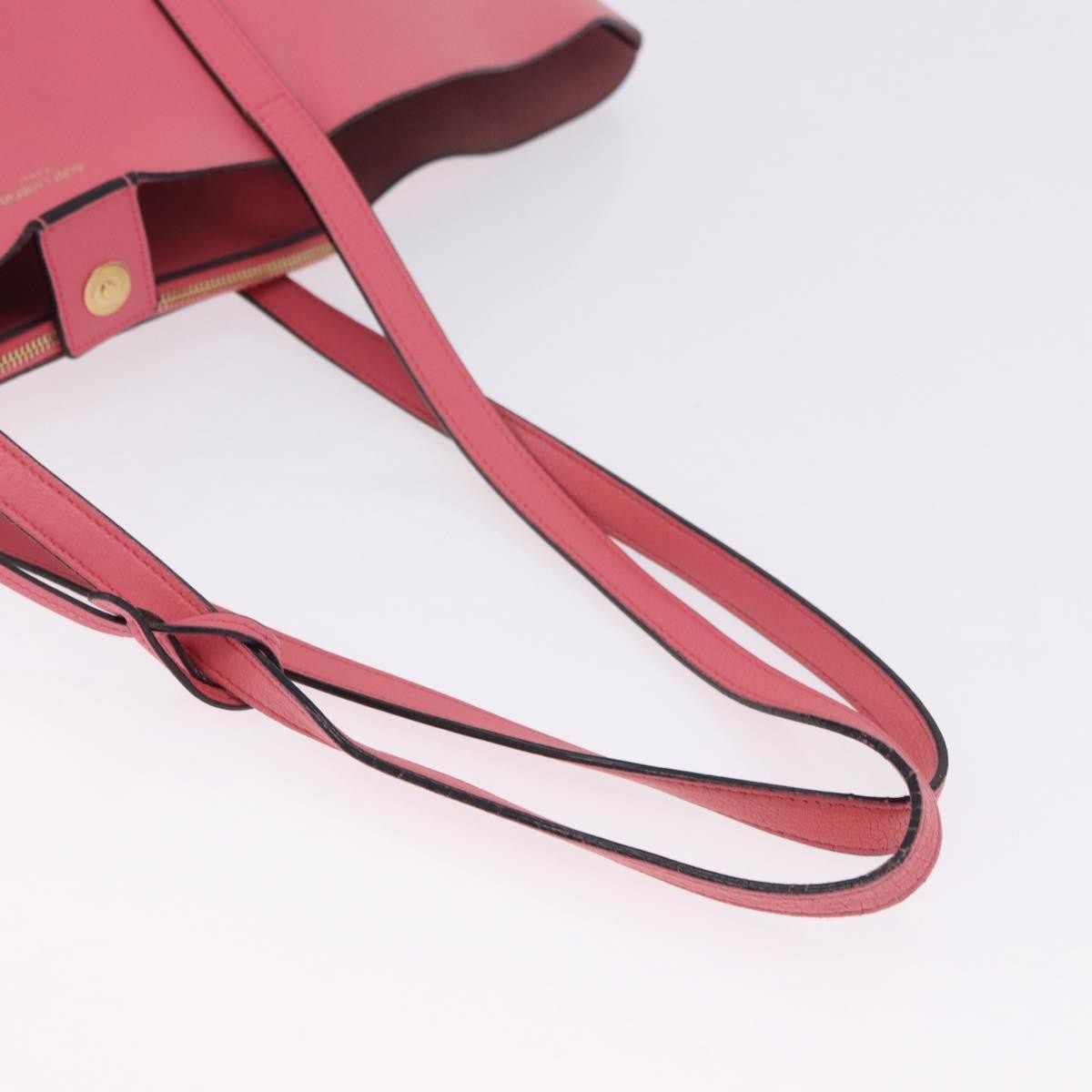 Saint Laurent Shopper Leather, Pink, Leather, Tote Bag
