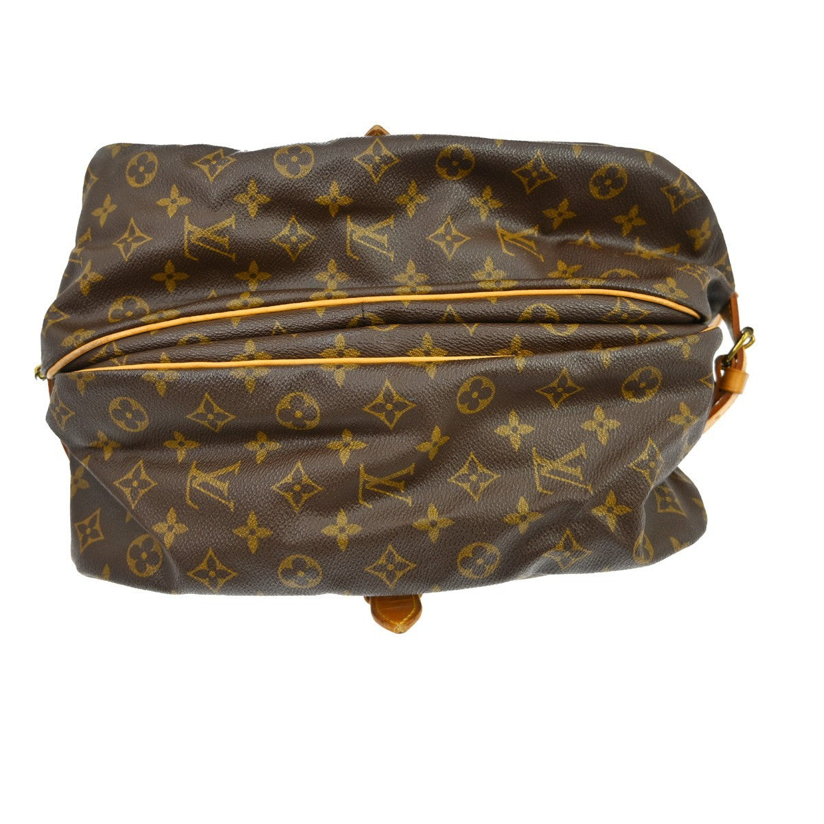 Louis Vuitton Saumur Monogram, Brown, Canvas, Shoulder Bag