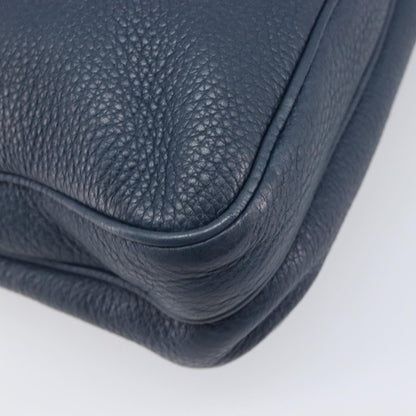 Prada Messenger Saffiano Leather, Navy, Leather, Handbag