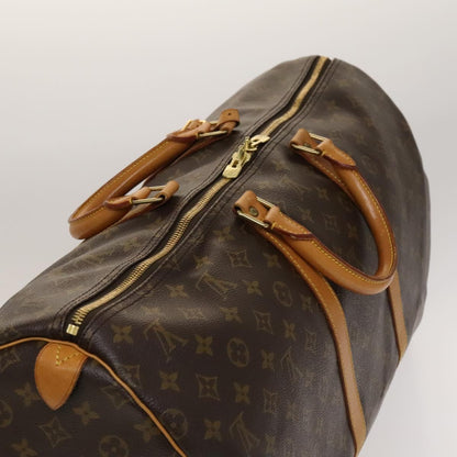 Louis Vuitton Keepall Bag Monogram Canvas, BROWN, CANVAS, Travel bag