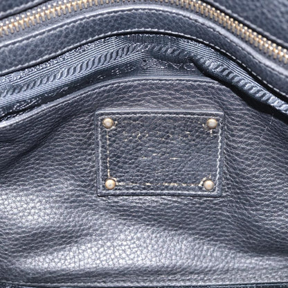 Prada Vintage Leather, Black, Leather, Handbag