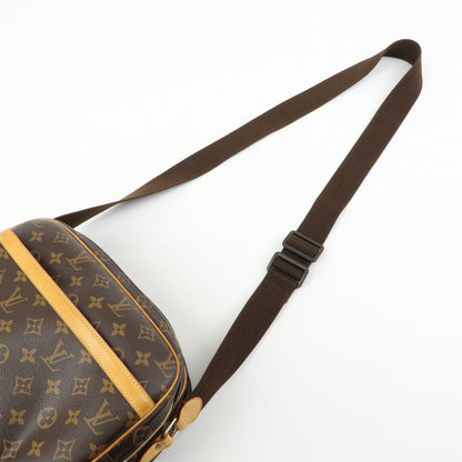 Louis Vuitton Reporter Monogram Canvas, Brown, Canvas, Shoulder Bag