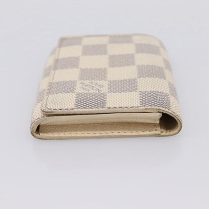 Louis Vuitton Envelope Business Card Holder Damier, White, Canvas, Card Holder
